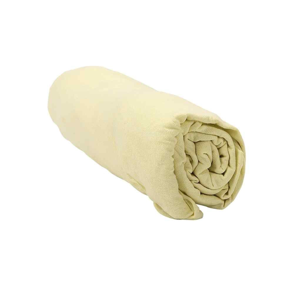 LENÇOL COM ELÁSTICO PARA BERÇO AMERICANO AMARELO