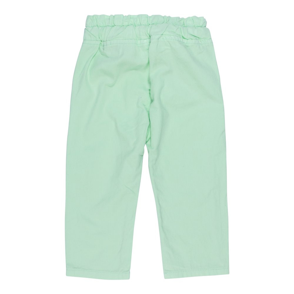CALÇA PARA BEBÊ MENINA COM CORDÃO VERDE CLARO
