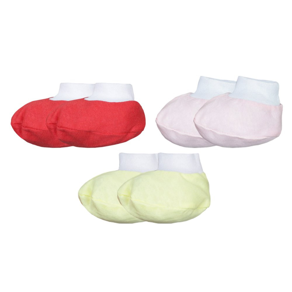 KIT 3 PARES DE MEIAS PARA BEBÊ FEM. CASTELO