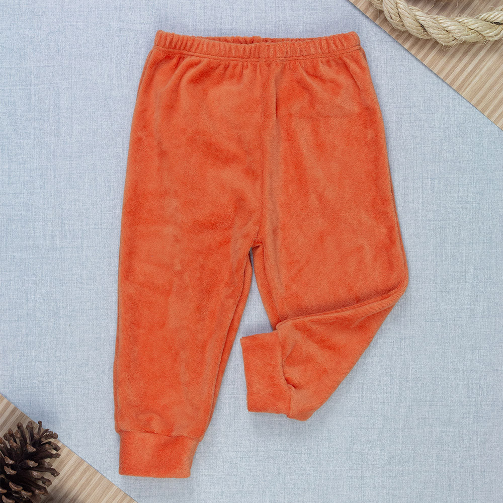 Calça Plush Cenoura Com Pé Aberto para Bebê - Conforto no Dia a Dia