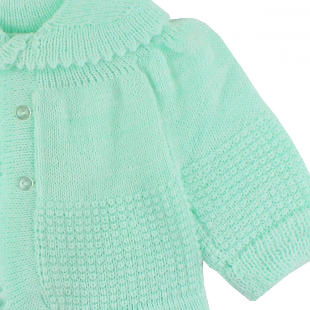 CASAQUINHO EM TRICOT PARA BEBÊ VERDINHO