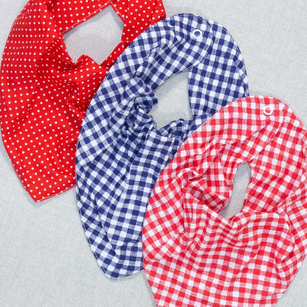 Babador Bandana Kit 3 Peças para Bebês - Estilo e Praticidade