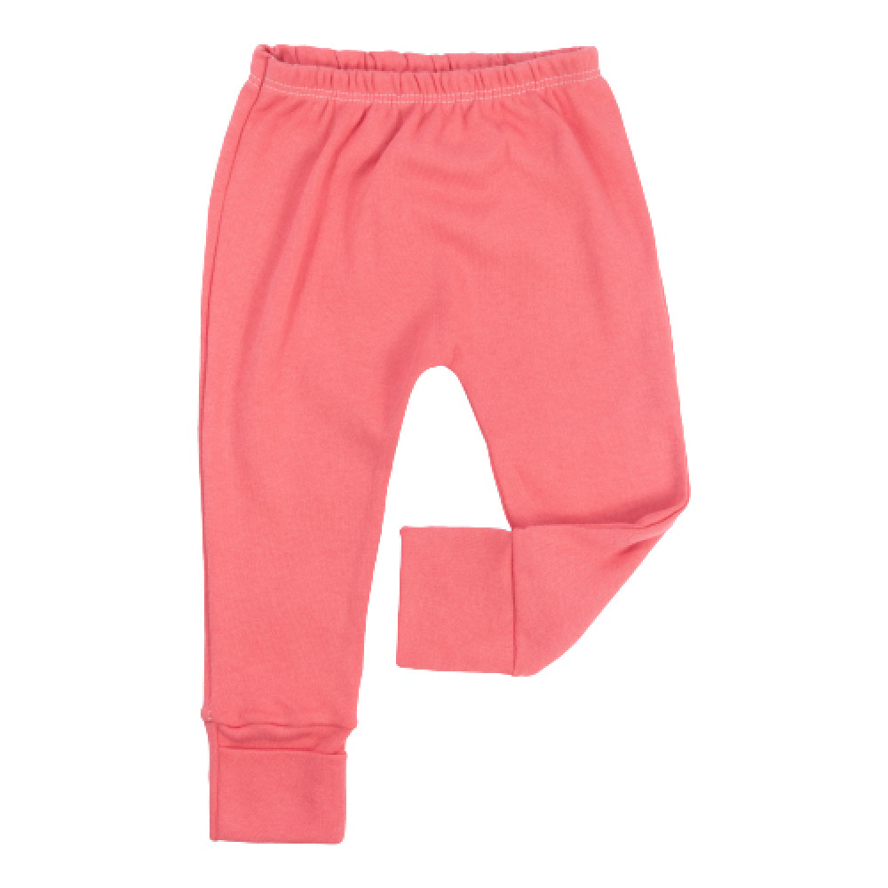 CALÇA EM SUEDINE PARA BEBÊ COM PÉ REVERSÍVEL SALMÃO ESCURO