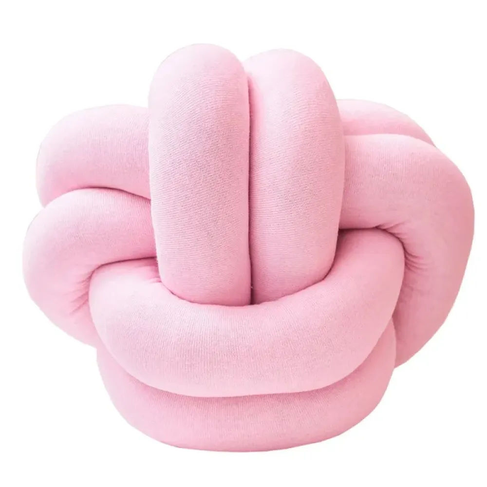 Almofadinha de Nó Escandinavo Baby Joy Rosa