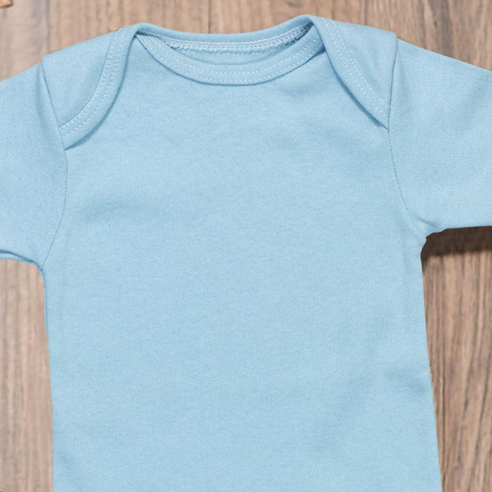 Kit Body para Bebê Menino 3 Peças Básico Oceano Azul