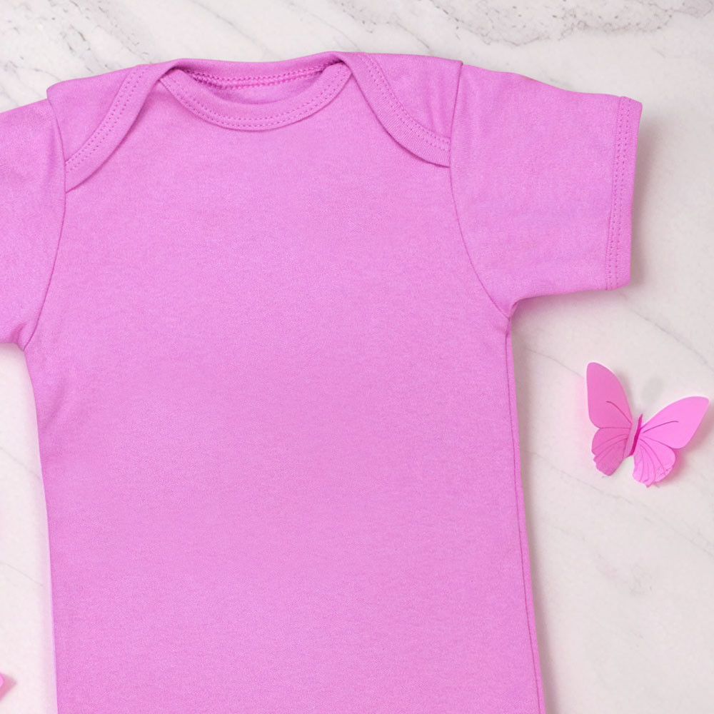 Body Infantil Verão Rosa Chiclete – Para Meninas 12-24M