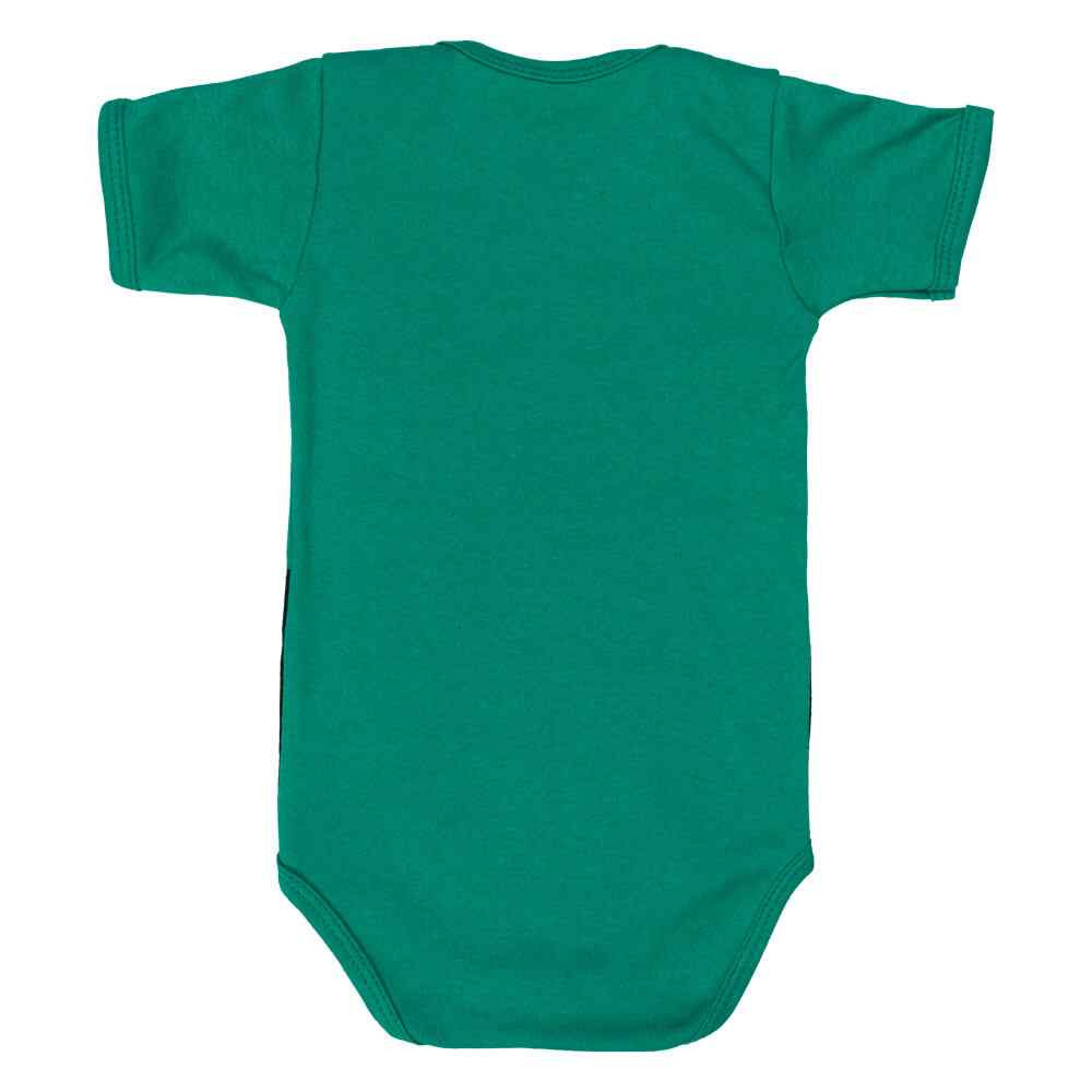 BODY PARA BEBÊ MANGA CURTA PERSONAGEM BABY CEBOLA VERDE