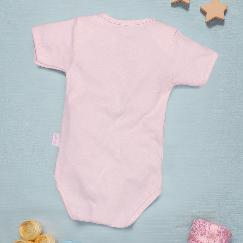 Body Baby Bear Rosa: Estilo e Conforto para Meninas de 0-12 Meses
