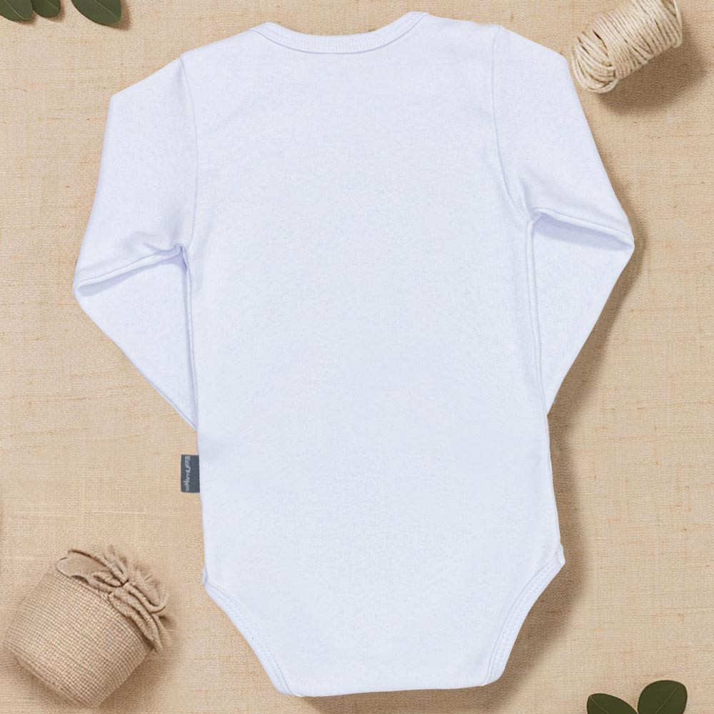 Body de Bebê Menino com Bordado de Coala Branco Era Uma Vez