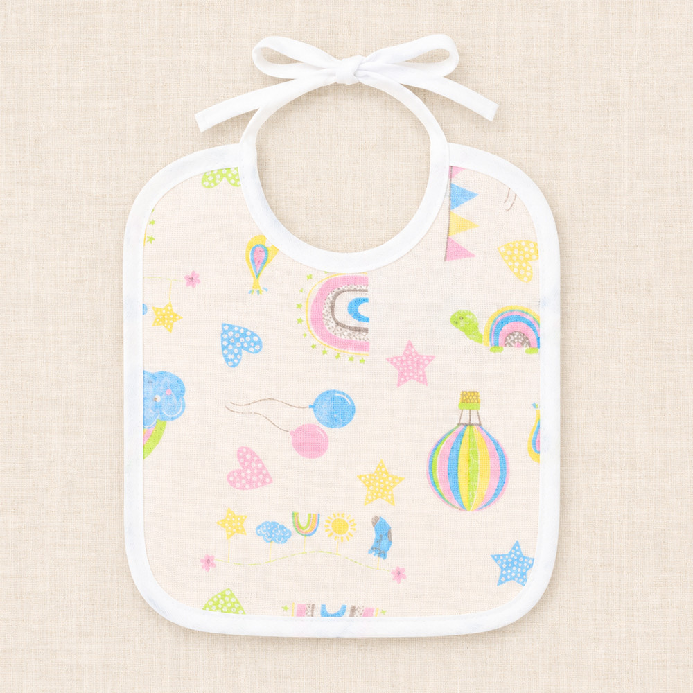 Kit 3 Babadores Bebê Impermeáveis Flanelados Plastificados de Amarrar Para Meninas