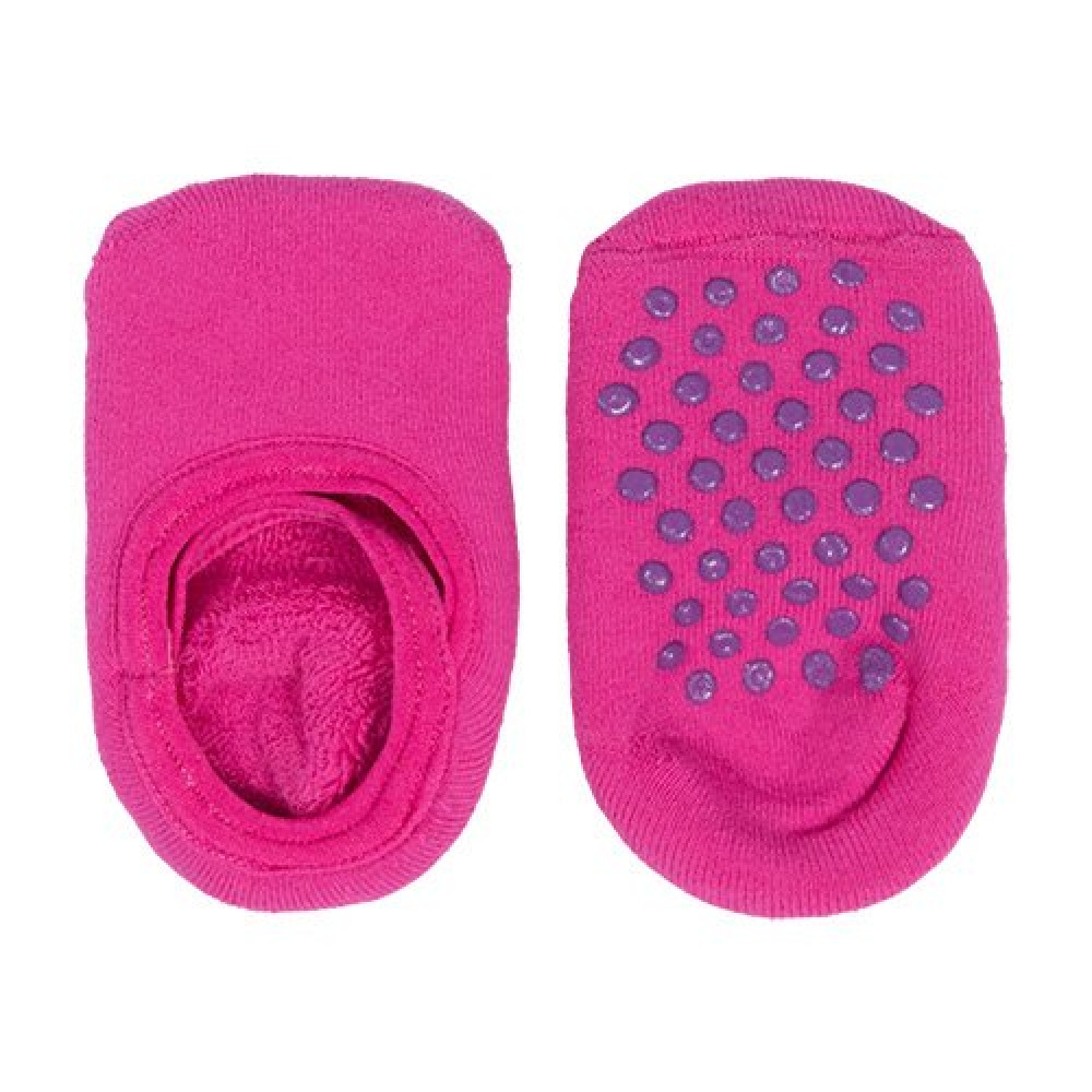 MEIA SAPATILHA PARA BEBÊ COM ANTIDERRAPANTE PINK