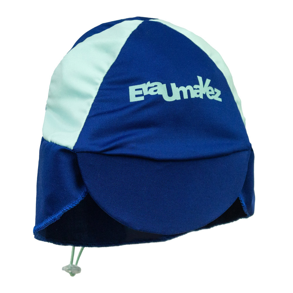 Chapéu de Sol Bebê Azul Royal e Verde - Conforto e Proteção na Praia