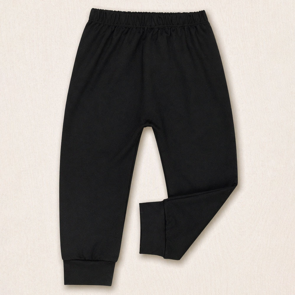 Calça Térmica Infantil Quentinha e Confortável Preto de 12 a 24 Meses 
