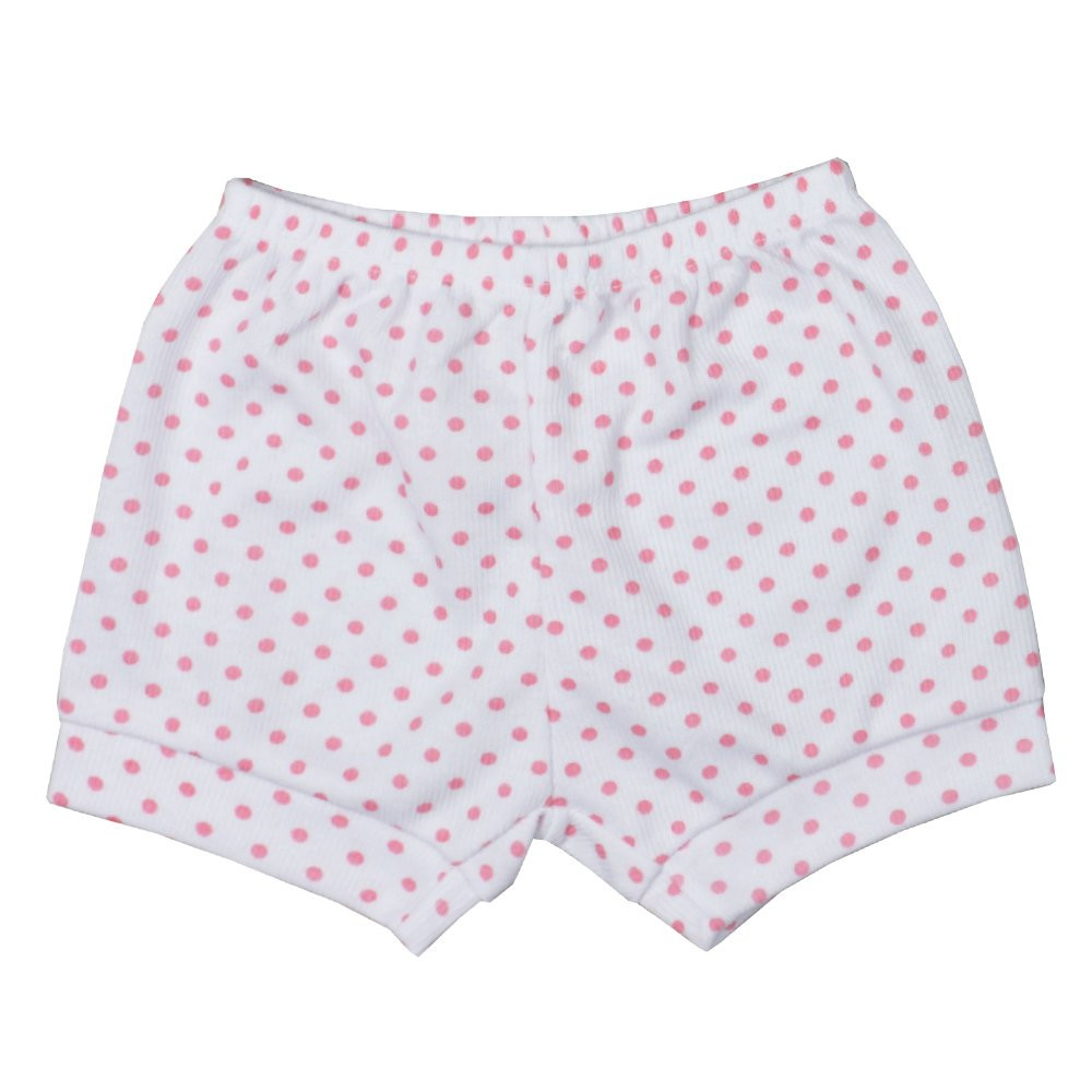 KIT 3 SHORTS DE BEBÊ MENINA ESTAMPAS VARIÁVEIS CANELADO