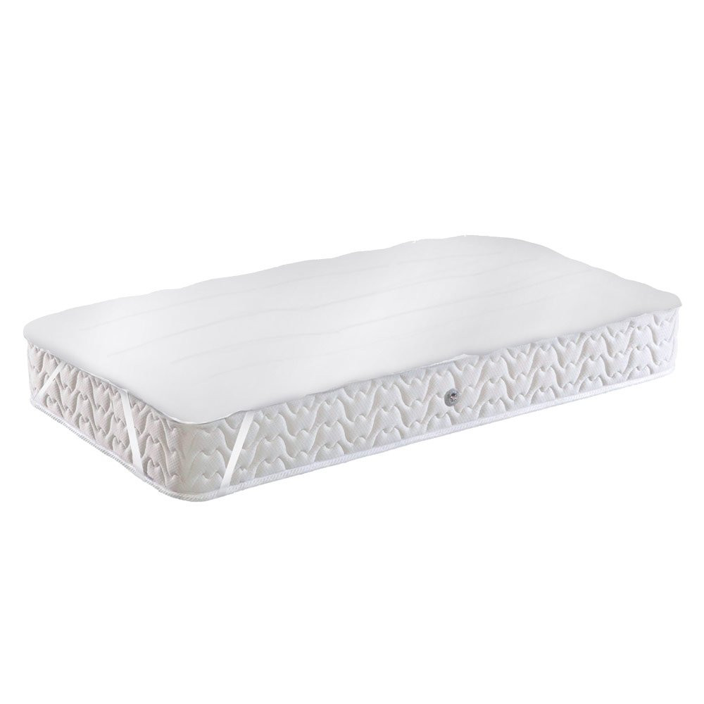 PROTETOR DE COLCHÃO PARA BERÇO AMERICANO BRANCO
