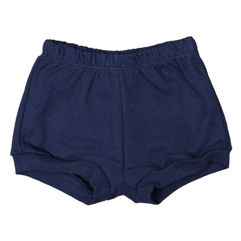CONJUNTO CURTO PARA BEBÊ BODY JARDINEIRA AMARELO COM SHORT MARINHO