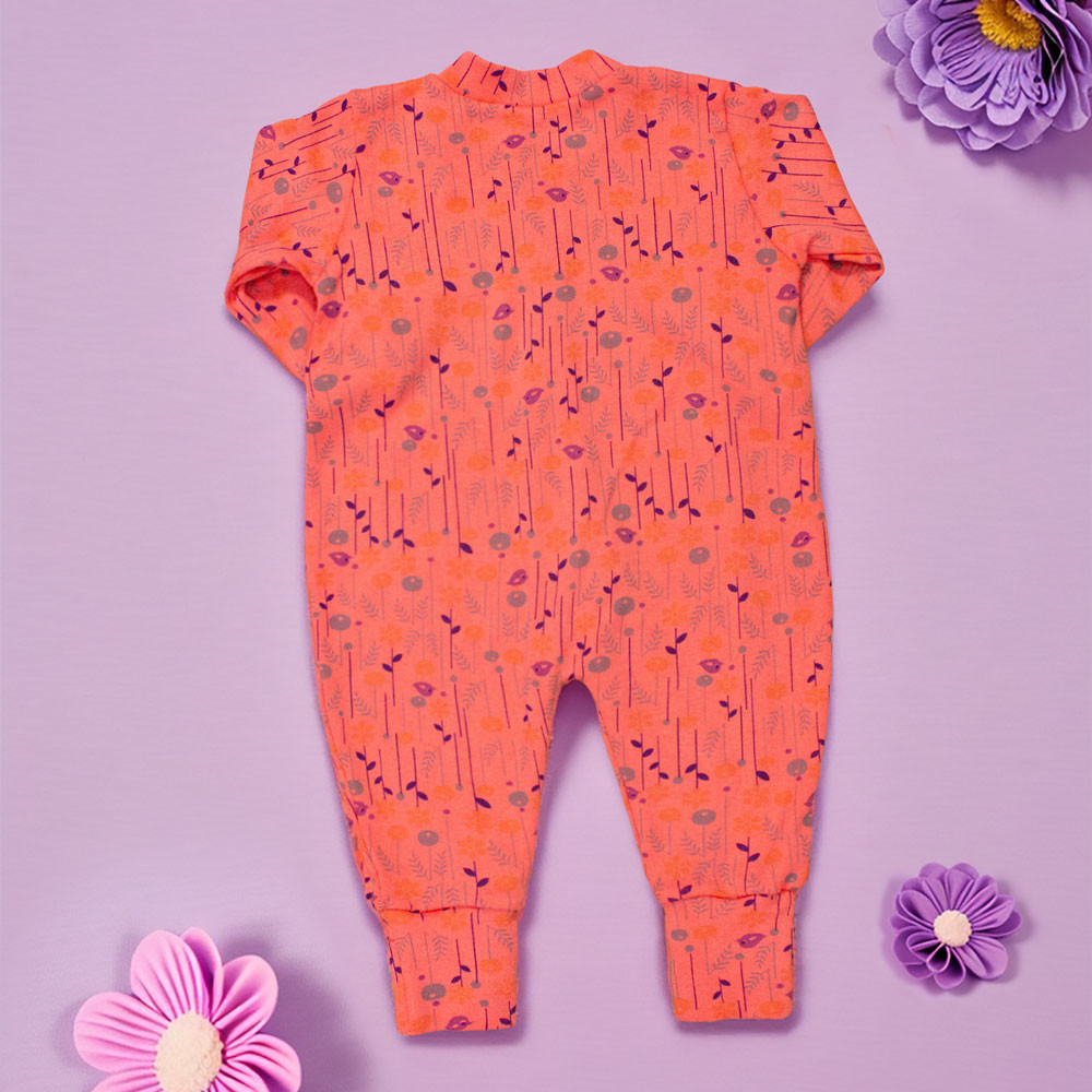Macacão Bebê Menina Primavera de Pássaros Conforto e Estilo até 12 meses