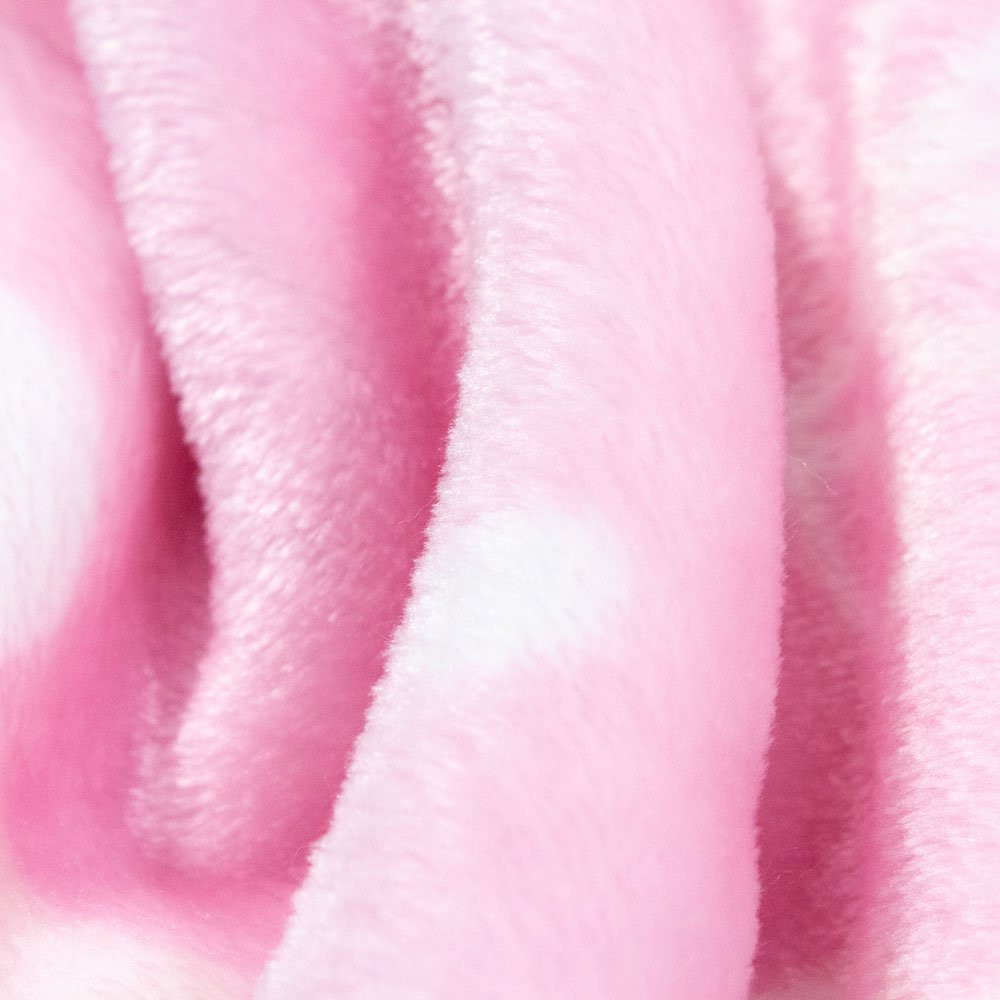 COBERTOR ANTIALÉRGICO PARA BEBÊ ESTAMPADINHO URSINHA MAYA ROSA CLARO