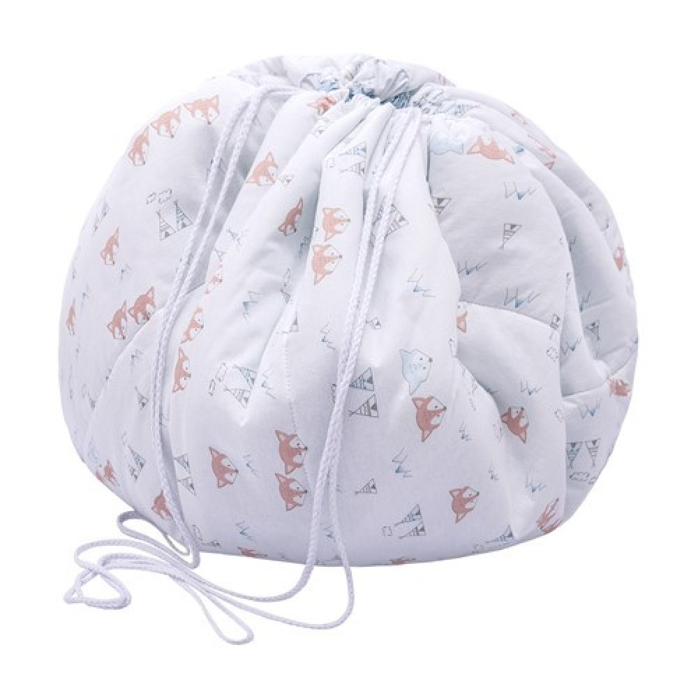 TAPETE PORTA BRINQUEDOS PARA BEBÊ ESTAMPADINHO RAPOSINHA