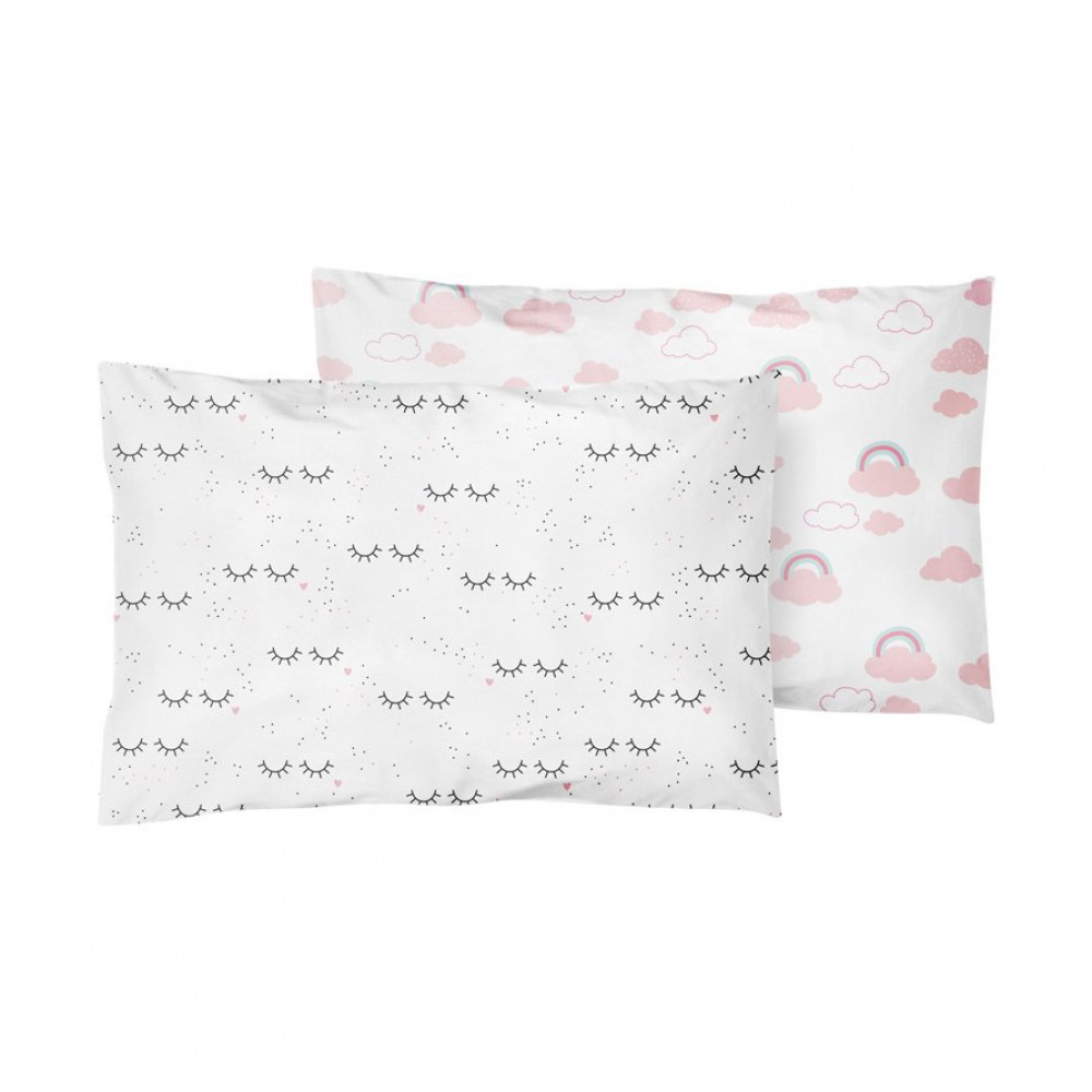 KIT FRONHA 2 PÇS PARA BEBÊ ESTAMPADINHO ARCO-ÍRIS