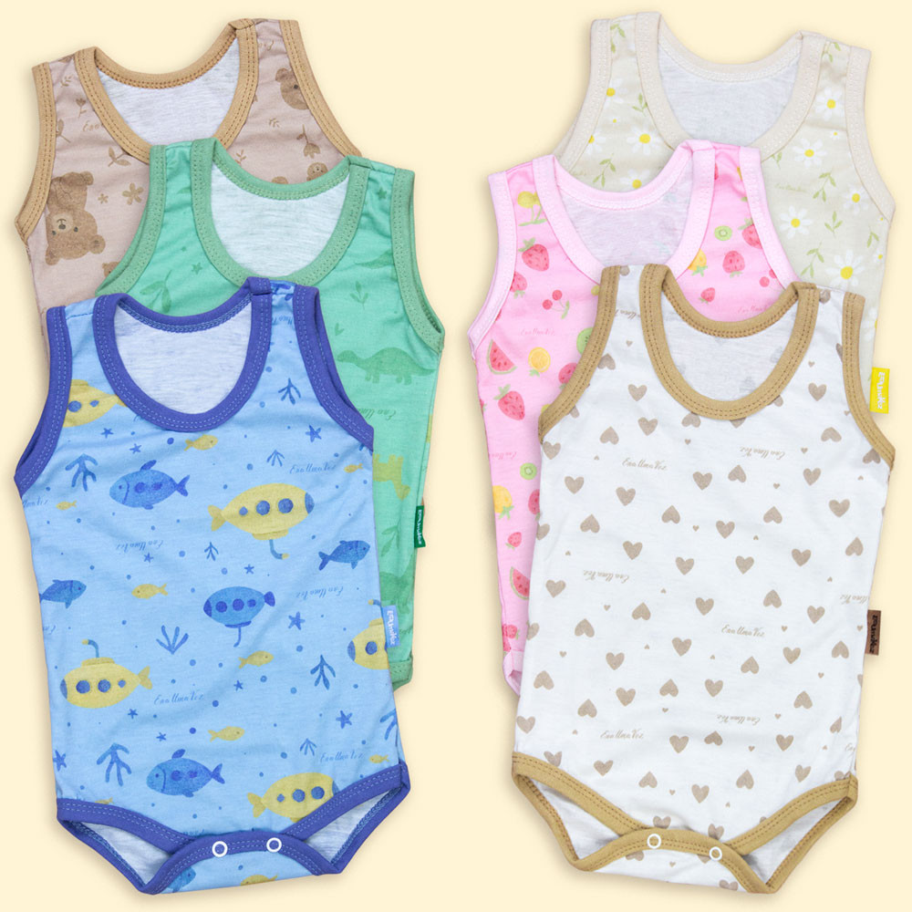 Kit 3 Bodies Regata em Malha Fresquinha Kit Menina para Bebês até 12 meses