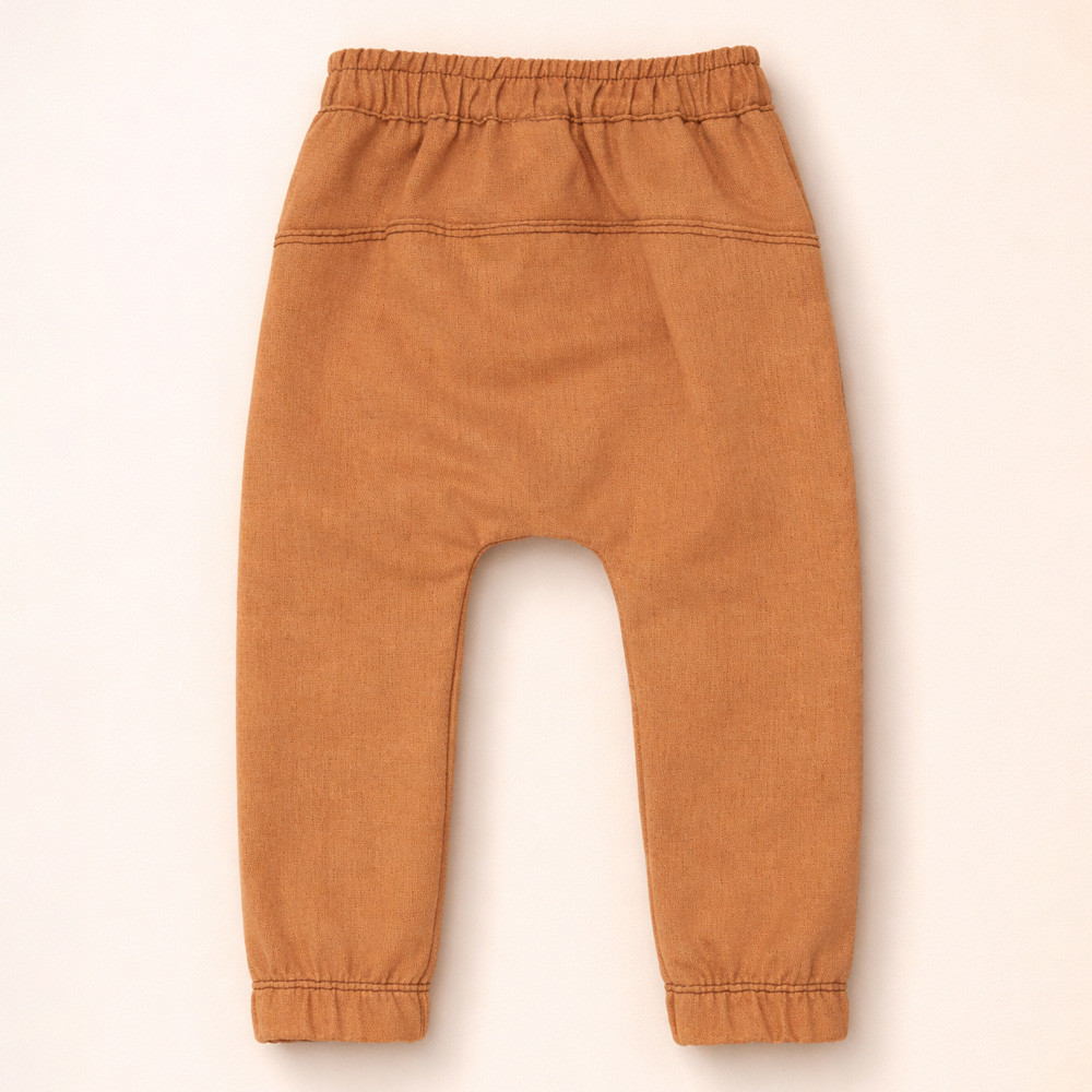 Calça Ecolinho: Conforto e Estilo para Bebês Marrom Barroco