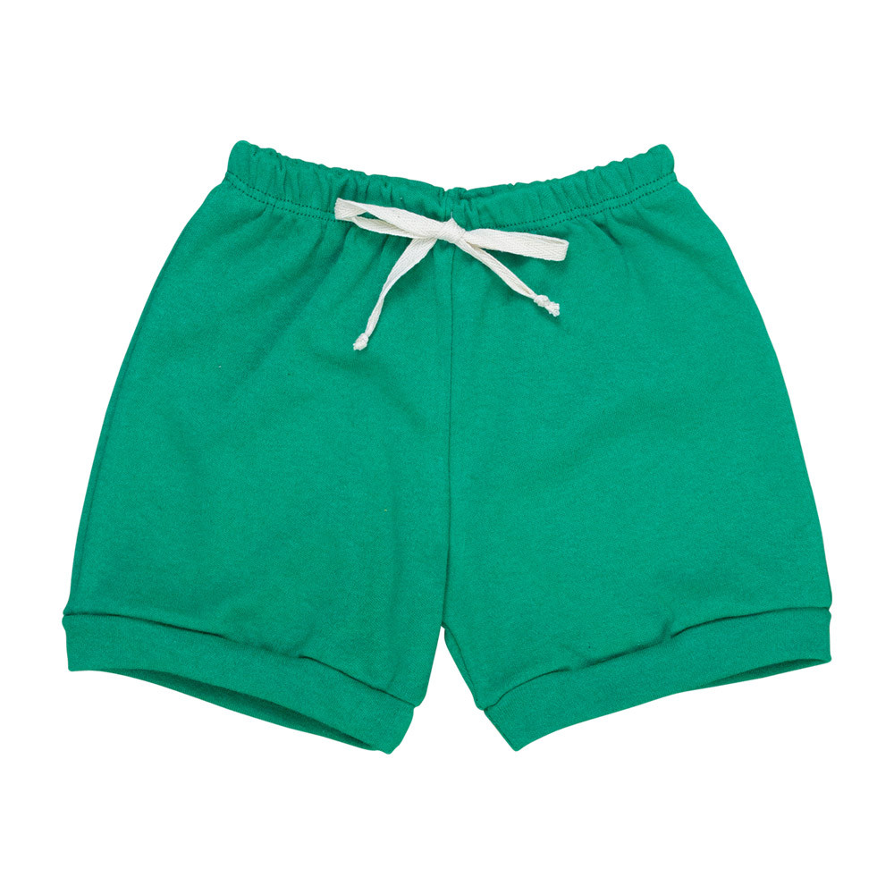 Shorts Verde Algodão - Perfeito para Bebês de 0 a 12 Meses