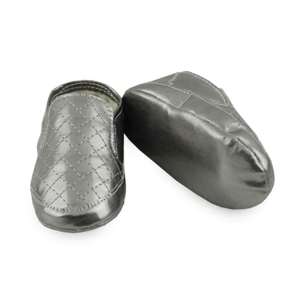SAPATO PARA BEBÊ FASHION PRATA