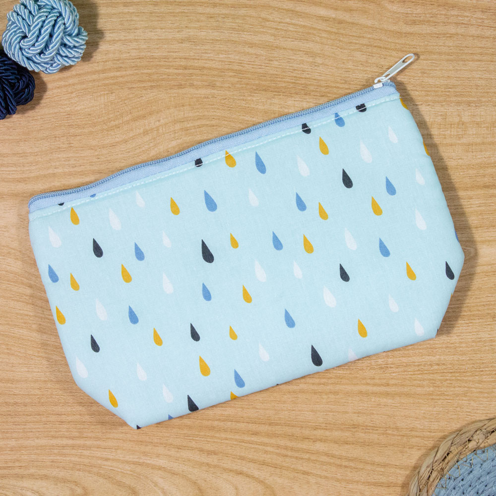 Necessaire Organizadora de Mala Maternidade Bebê Gota Azul