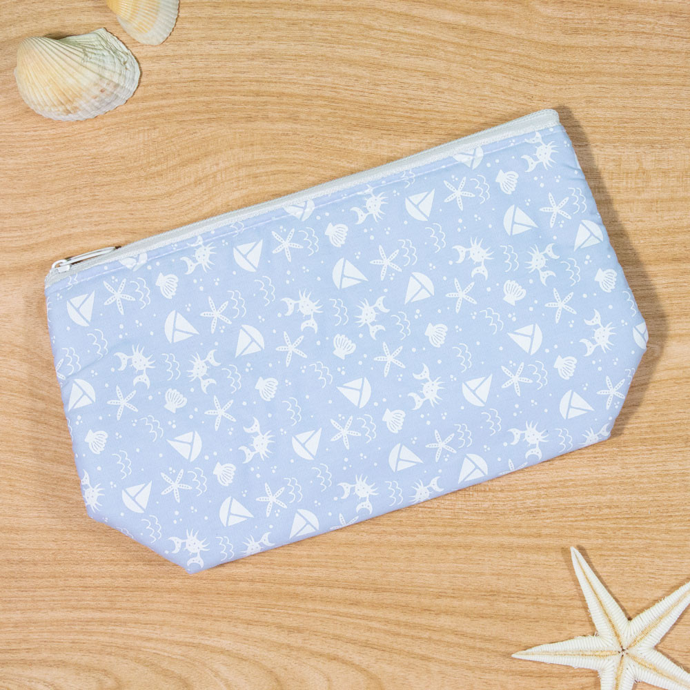 Necessaire Organizadora de Mala Maternidade Bebê Barquinho Azul