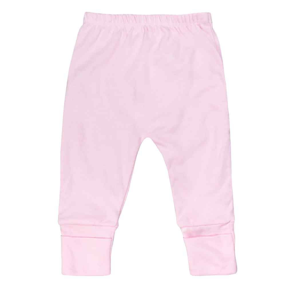 CALÇA PARA BEBÊ SUEDINE PÉ REVERSÍVEL E BORDADO NO BUMBUM ROSA CLARO