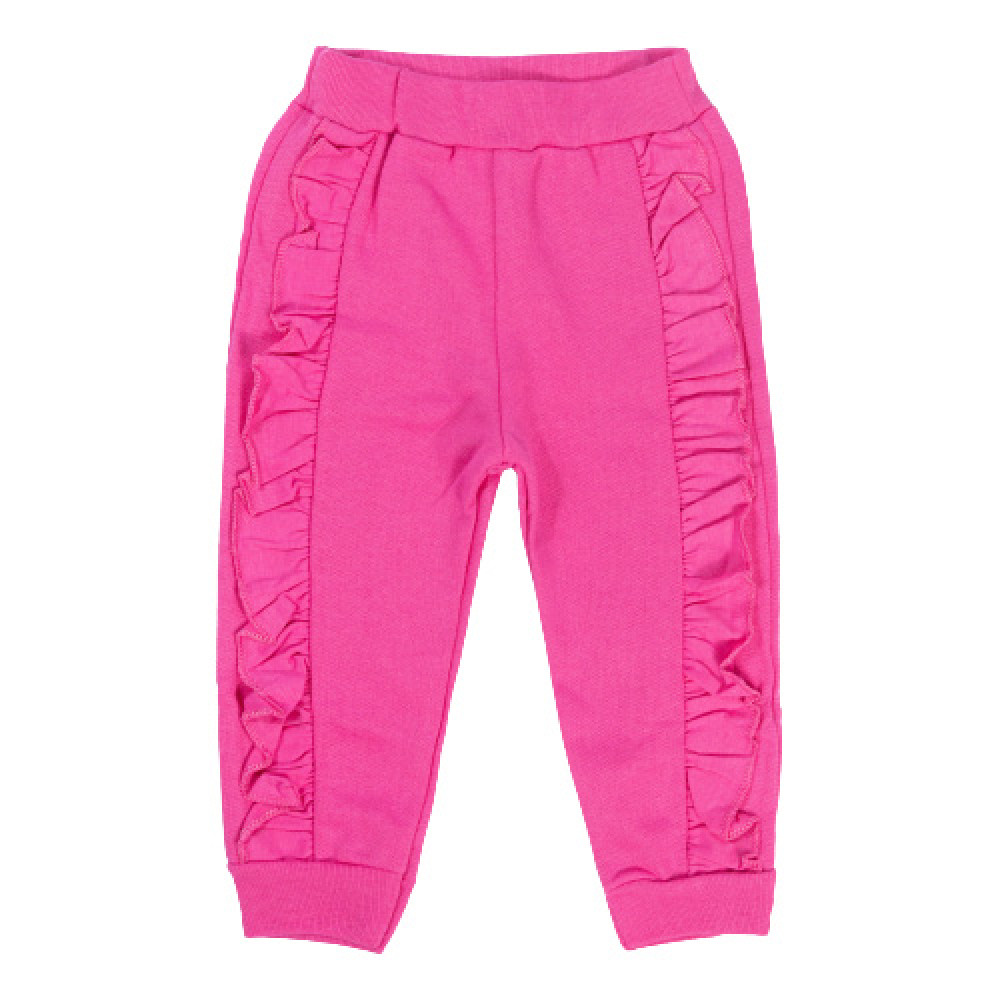 CONJUNTO LONGO BEBÊ EM MOLETOM BODY E CALÇA ESTAMPA PRINCESA CREME