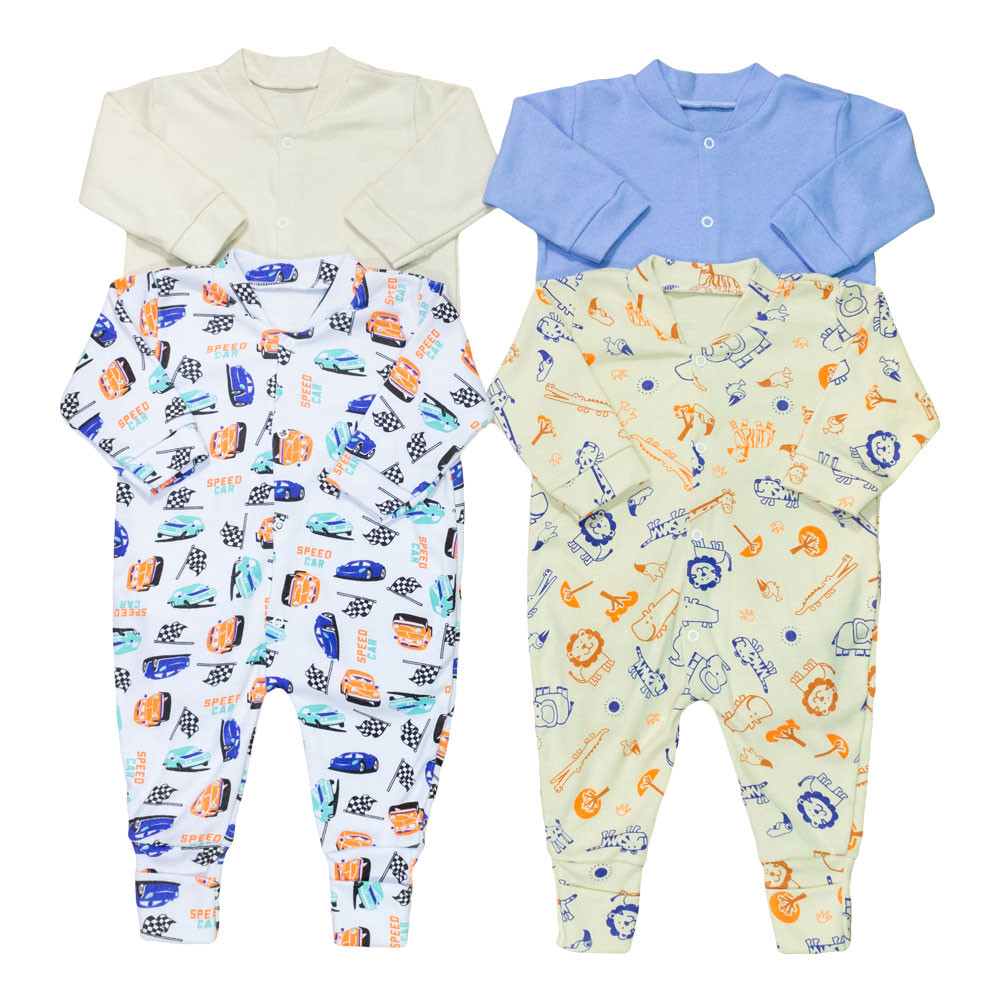 Kit 4 Macacões Fresquinhos para o Verão Candy Colors