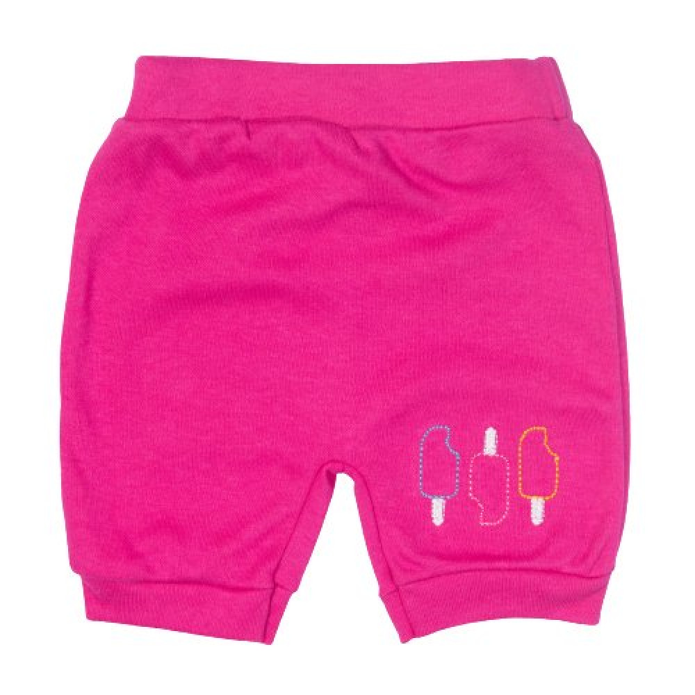 CONJUNTO CURTO BODY E SHORT BORDADO SORVETE ROSA CLARO
