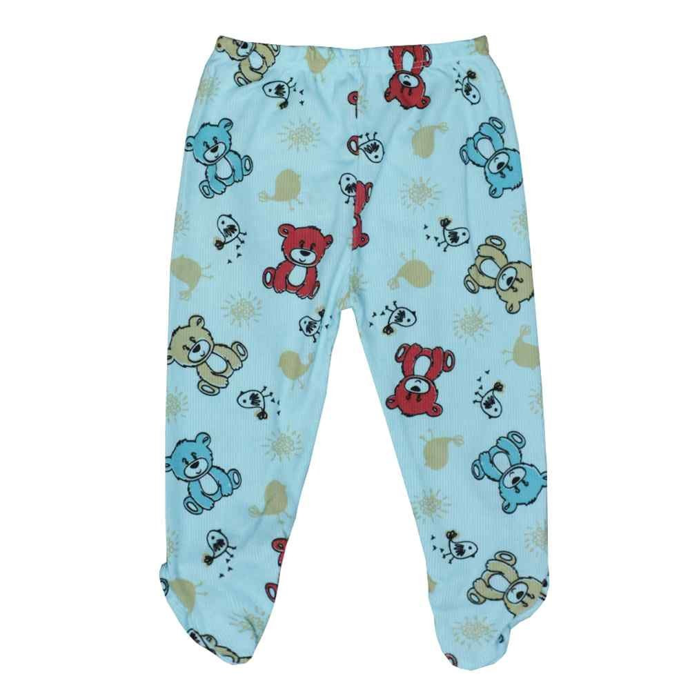 KIT 3 CALÇAS COM PÉZINHO MASCULINO LITTLE BABY ESTAMPAS SORTIDAS