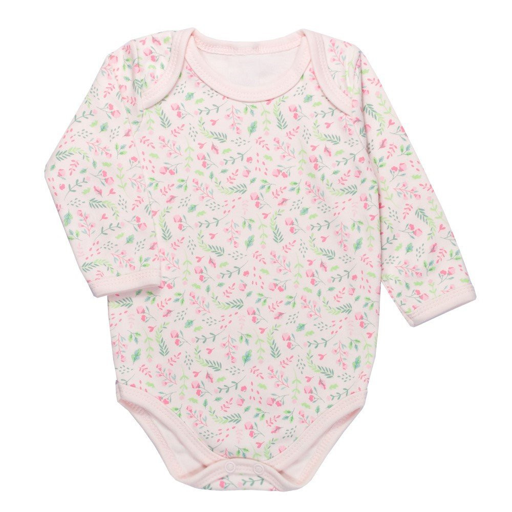 KIT MINI ENXOVAL 6 PEÇAS EM SUEDINE PARA BEBÊ ESTAMPADINHO FLORES