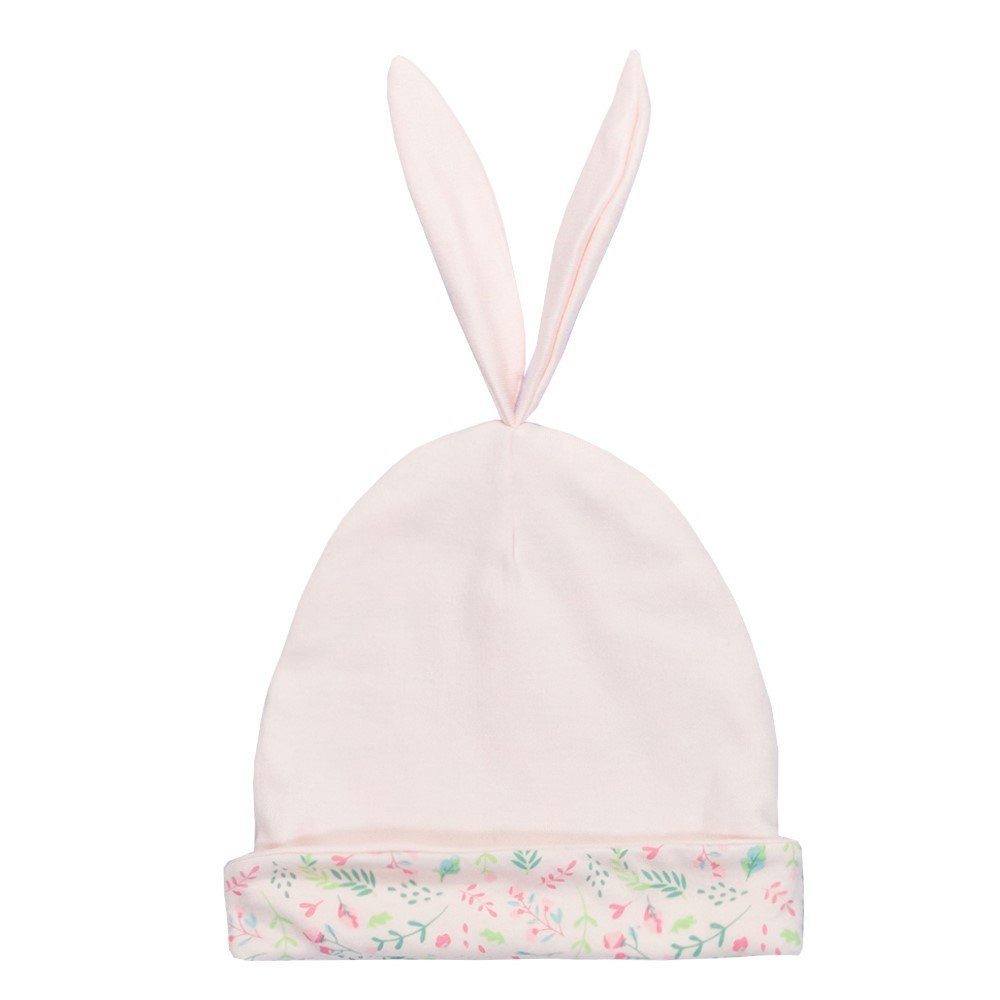 KIT MINI ENXOVAL 6 PEÇAS EM SUEDINE PARA BEBÊ ESTAMPADINHO FLORES