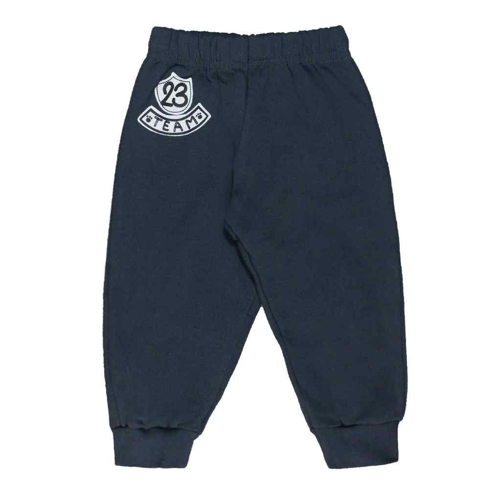 CONJUNTO LONGO EM MOLETINHO JAQUETA CAPUZ INTERATIVO E CALÇA ESTAMPA URSO ROYAL
