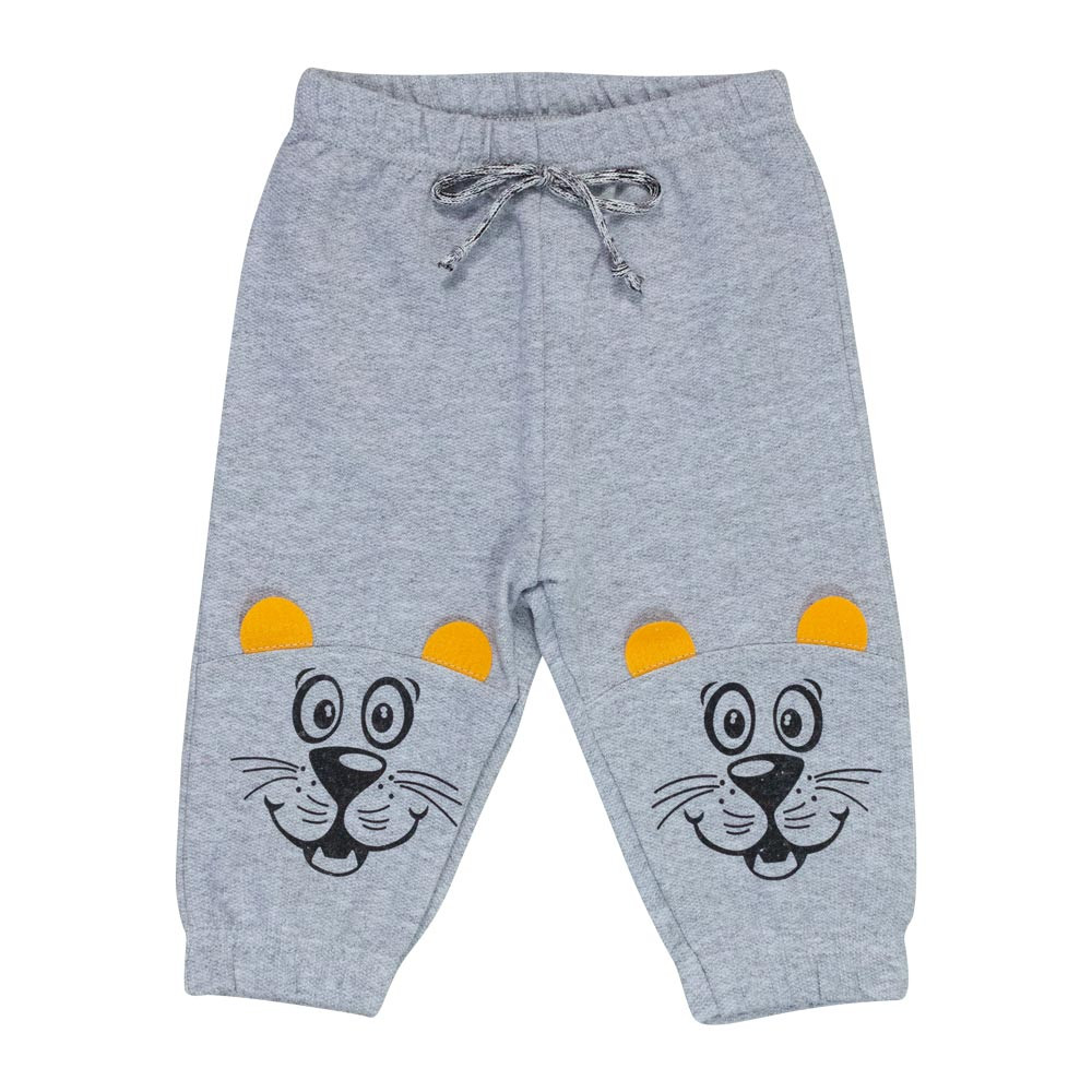 Calça para Bebê e Moletom Flanelado Estilo Tiger Mescla