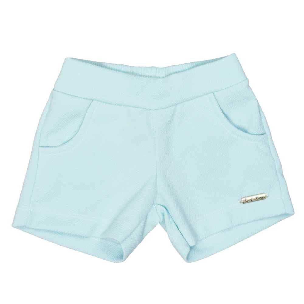 CONJUNTO INFANTIL DE MENINA CURTO RANDA MUNDU BRANCO