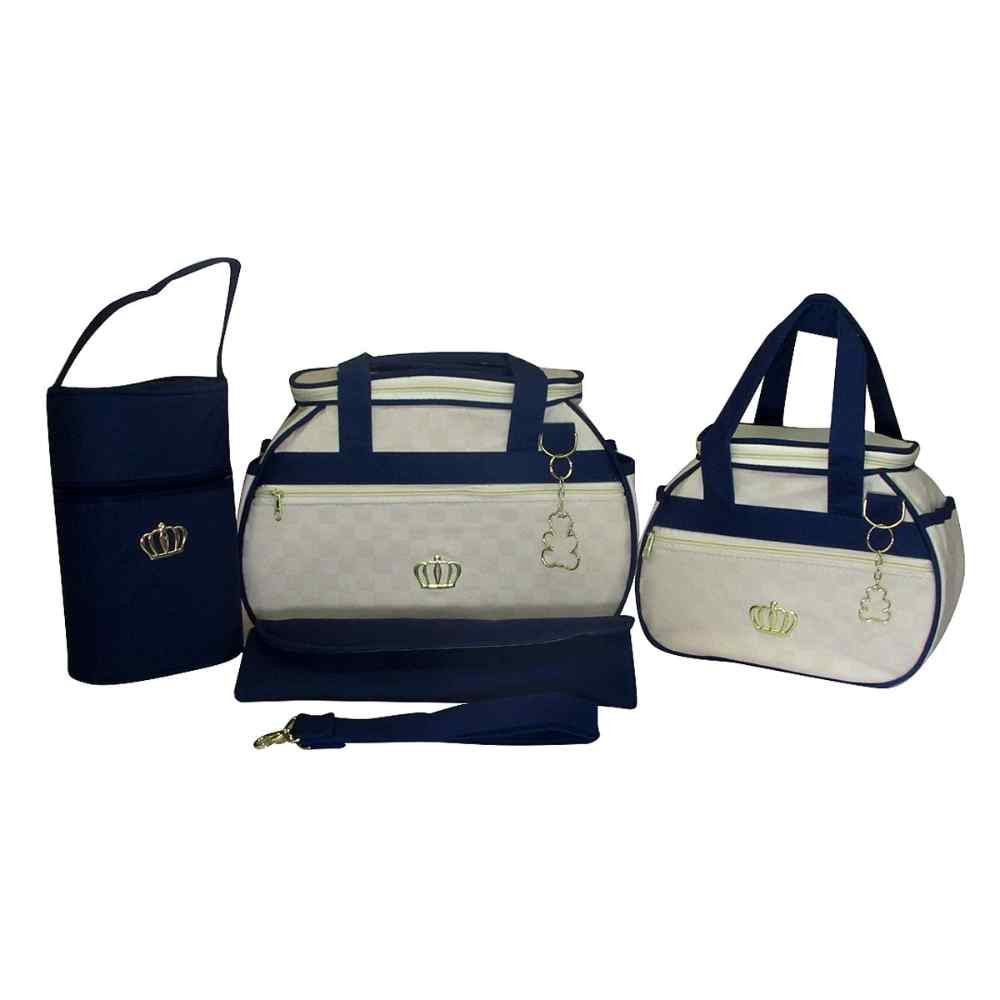 KIT BOLSA MATERNIDADE 4 PÇS ELITE BEGE