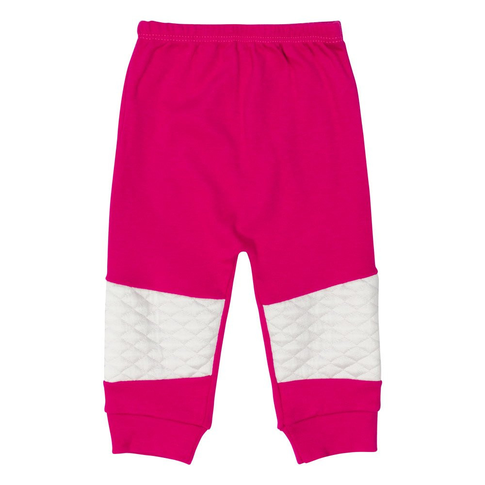 TRIO MACACÃO, BODY E CALÇA PARA BEBÊ MATELASSE PINK