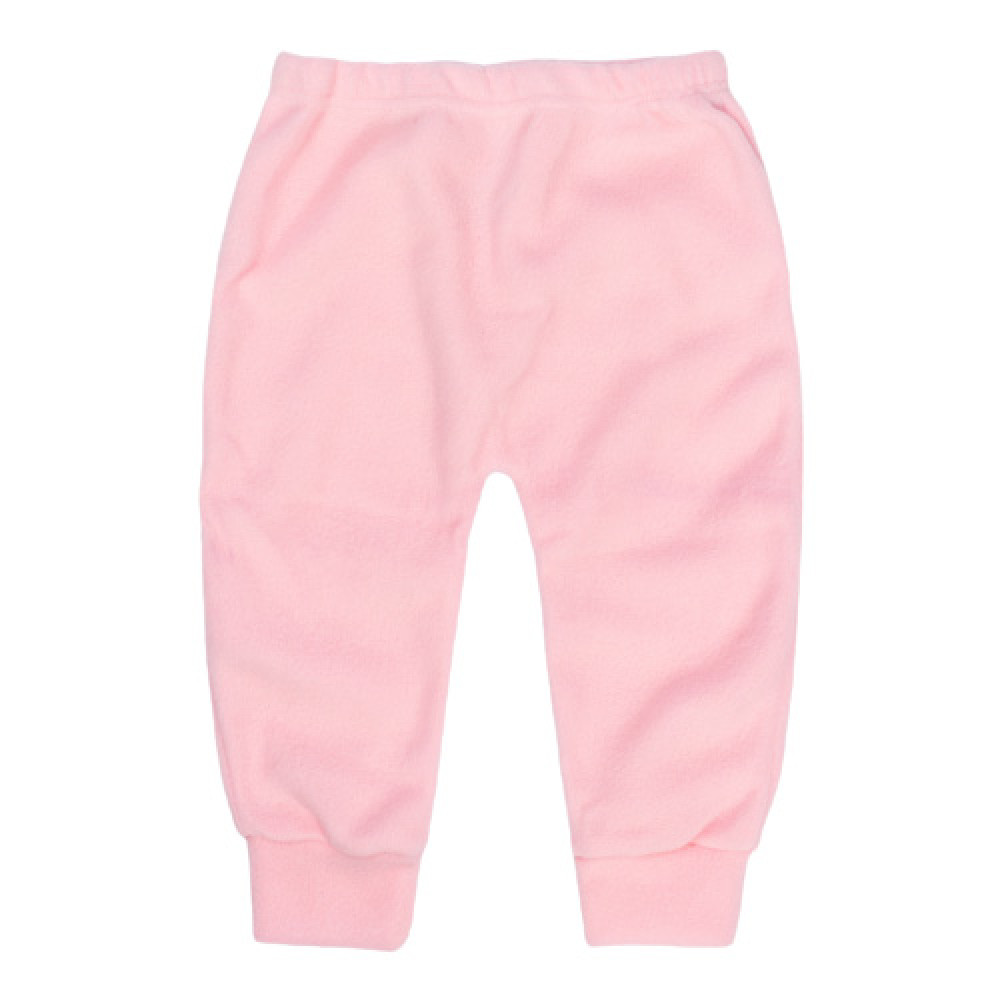 CONJUNTO LONGO EM SOFT QUENTINHO PARA BEBÊ ESTAMPA MARSHMALLOW ROSA