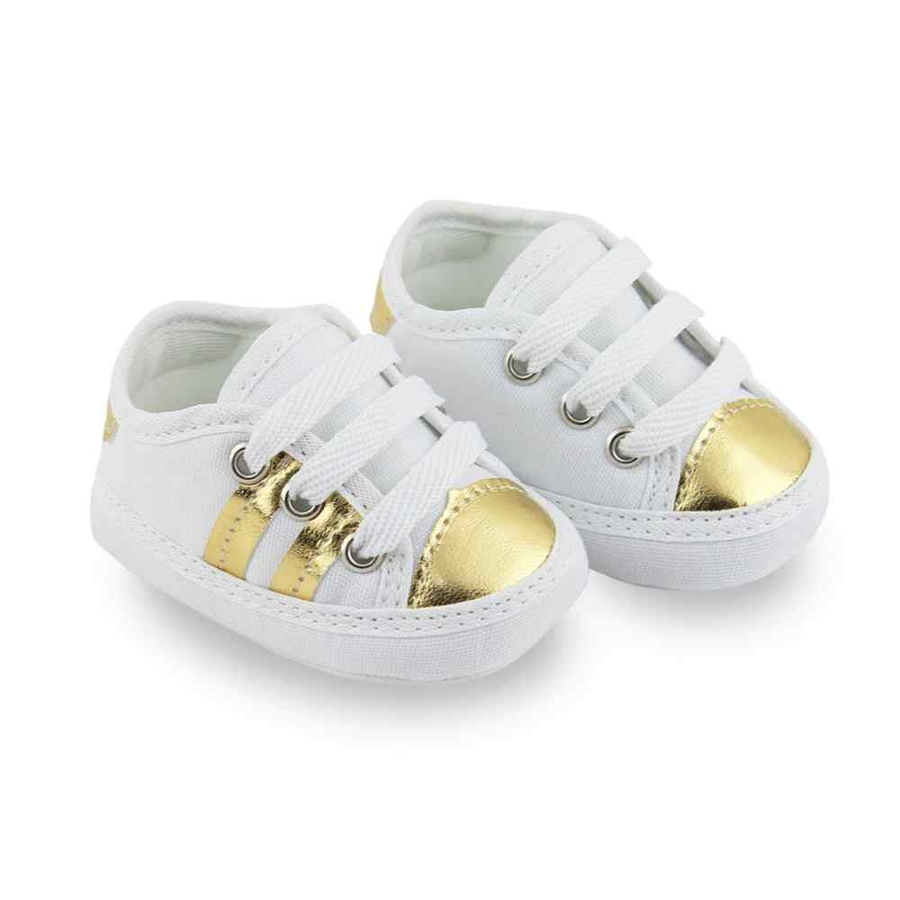 TÊNIS PARA BEBÊ BRANCO OURO COM CADARÇO SOFFETE