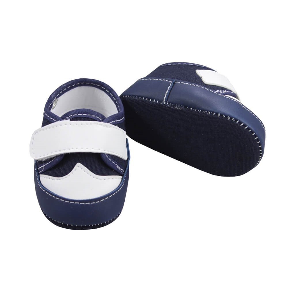 TÊNIS COM VELCRO PARA BEBÊ MARINHO SOFFETE