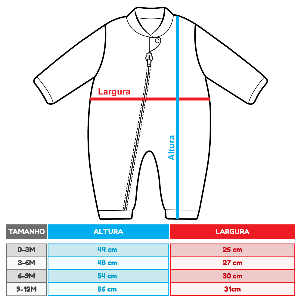 MACACÃO PARA BEBÊ DE ZÍPER LONGO SUEDINE AZUL ESCURO