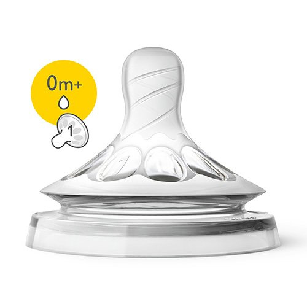 BICO PÉTALA 2 UNIDADES PARA MAMADEIRA PHILIPS AVENT N°1 FLUXO RECÉM NASCIDOS