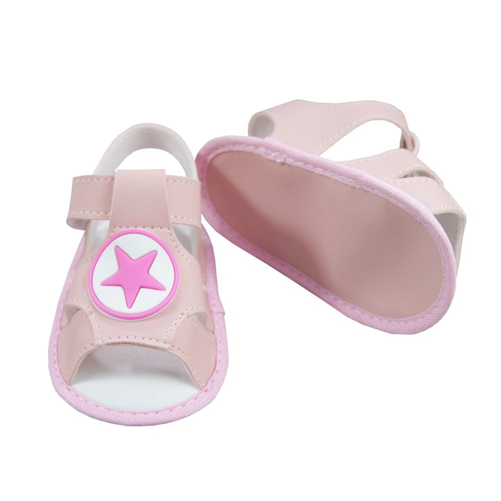 SANDÁLIA PARA BEBÊ MENINA ROSA STAR SOFFETE