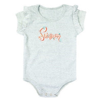 BODY MANGA CURTA INFANTIL ESTAMPA SUMMER GELO
