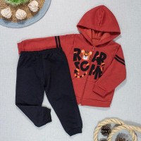 Conjunto de Moletom Infantil Tigrinho Meninos 1 ao 3 anos